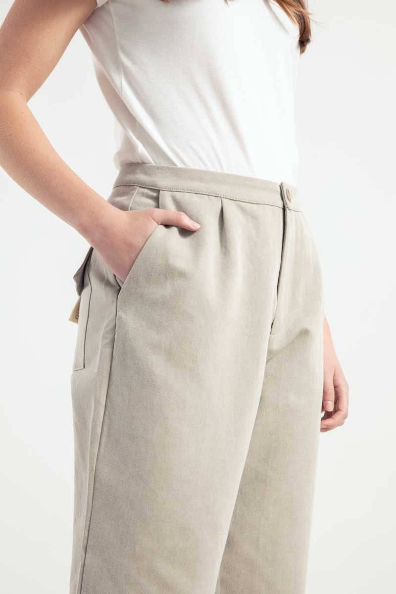 Rifò NOVILIA Pantaloni Donna Cotone Rigenerato