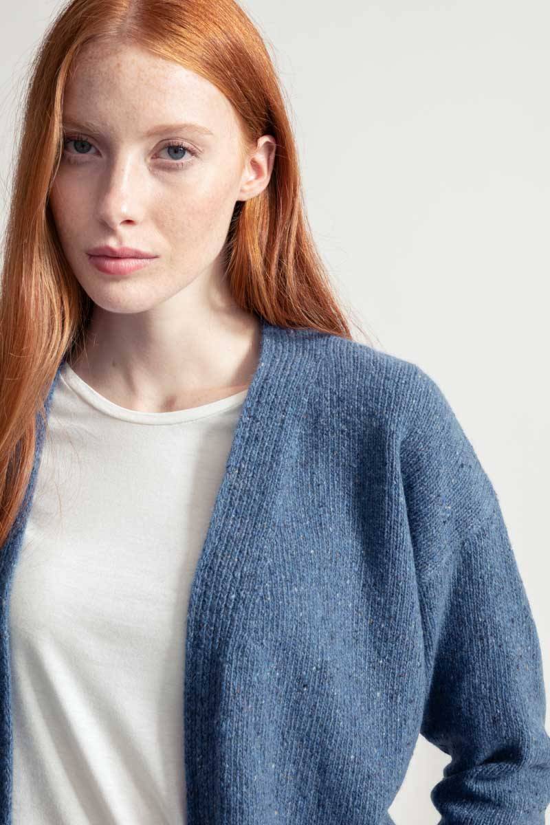 Rifò PALOMA Cardigan Donna Cashmere Rigenerato