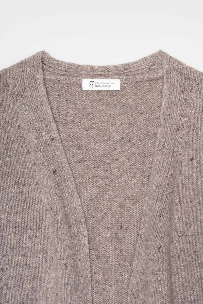 Rifò PALOMA Cardigan Donna Cashmere Rigenerato
