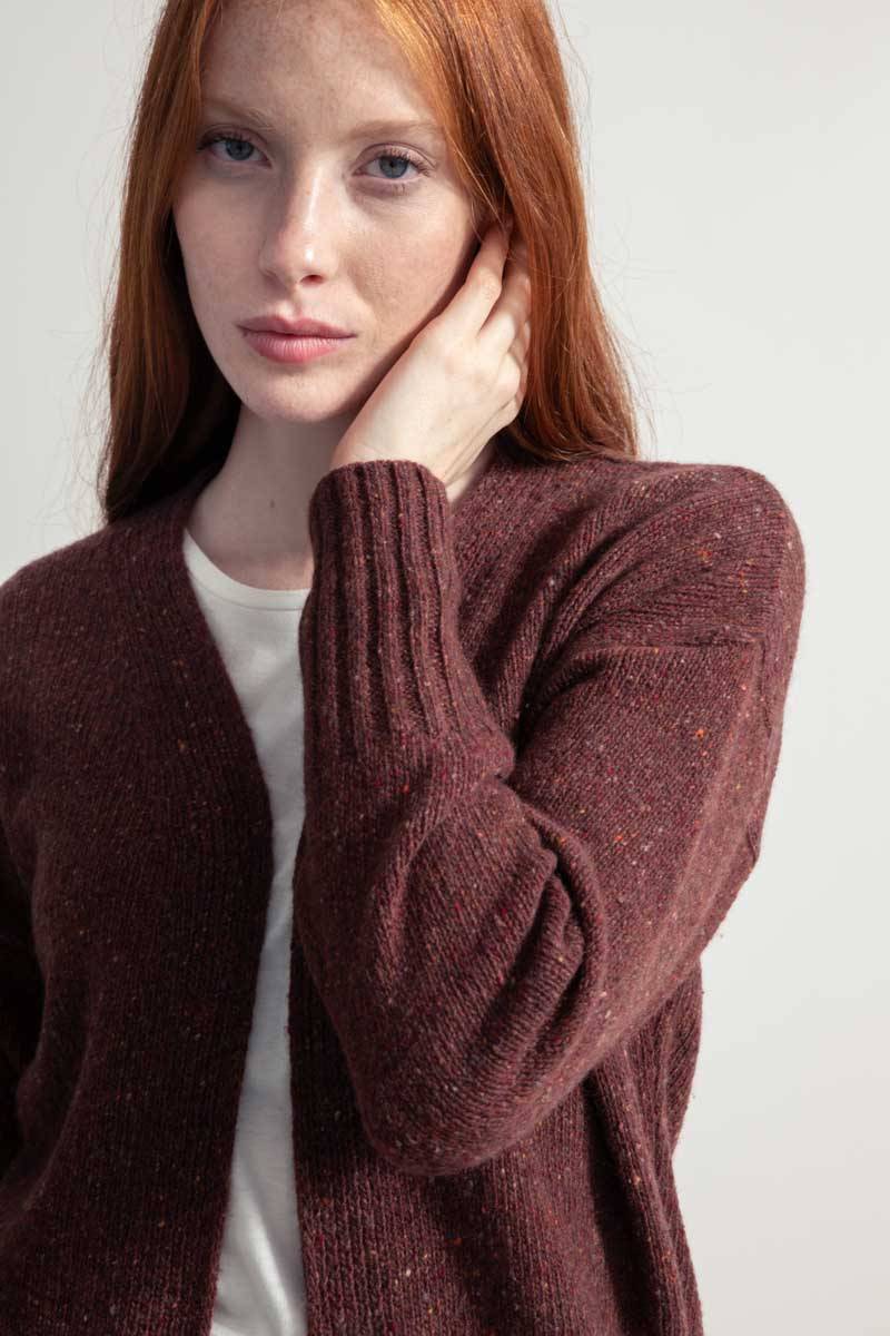 Rifò PALOMA Cardigan Donna Cashmere Rigenerato