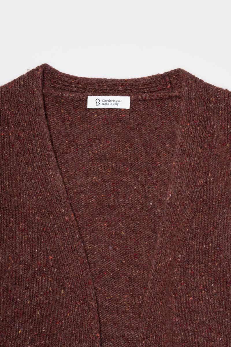 Rifò PALOMA Cardigan Donna Cashmere Rigenerato