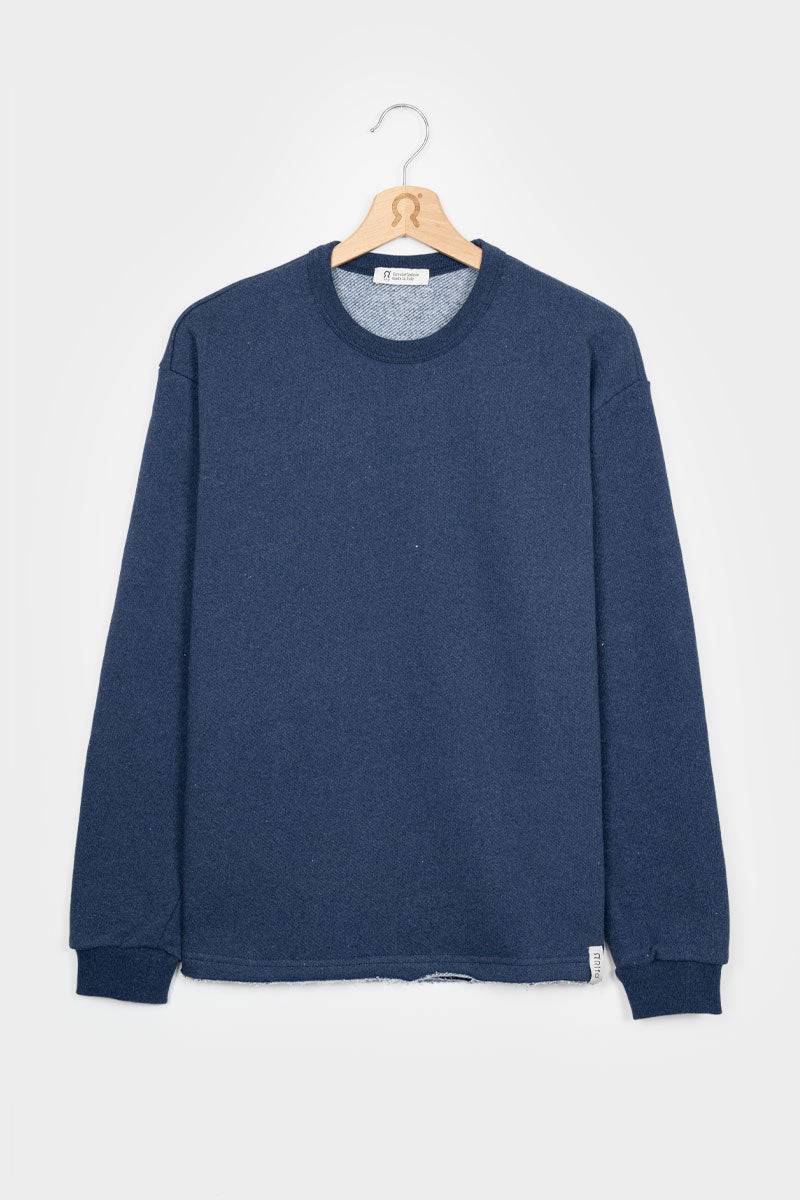 Rifò RAFAEL Felpa Uomo Cotone Jeans Rigenerato