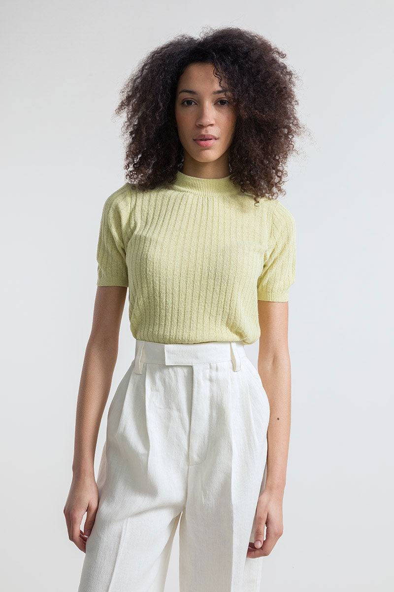 Rifò RENZA Maglia Seta Rigenerata Tinture Naturali