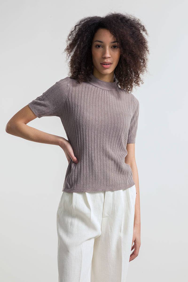 Rifò RENZA Maglia Seta Rigenerata Tinture Naturali