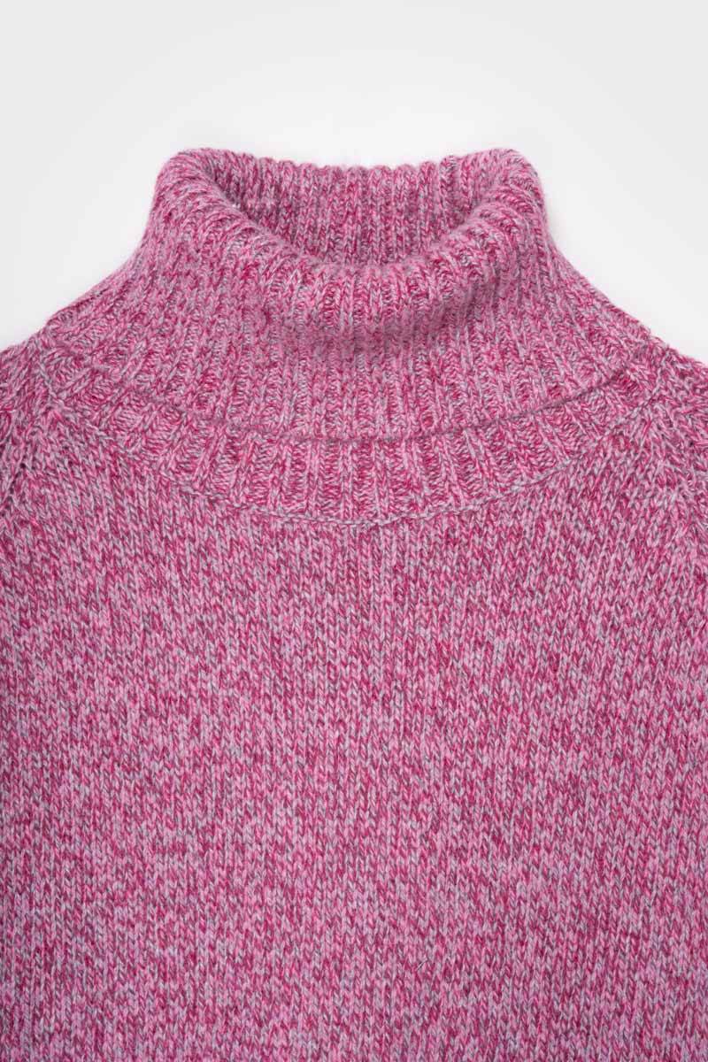 Rifò SUSANNA Maglia Collo Alto Donna Cashmere Rigenerato