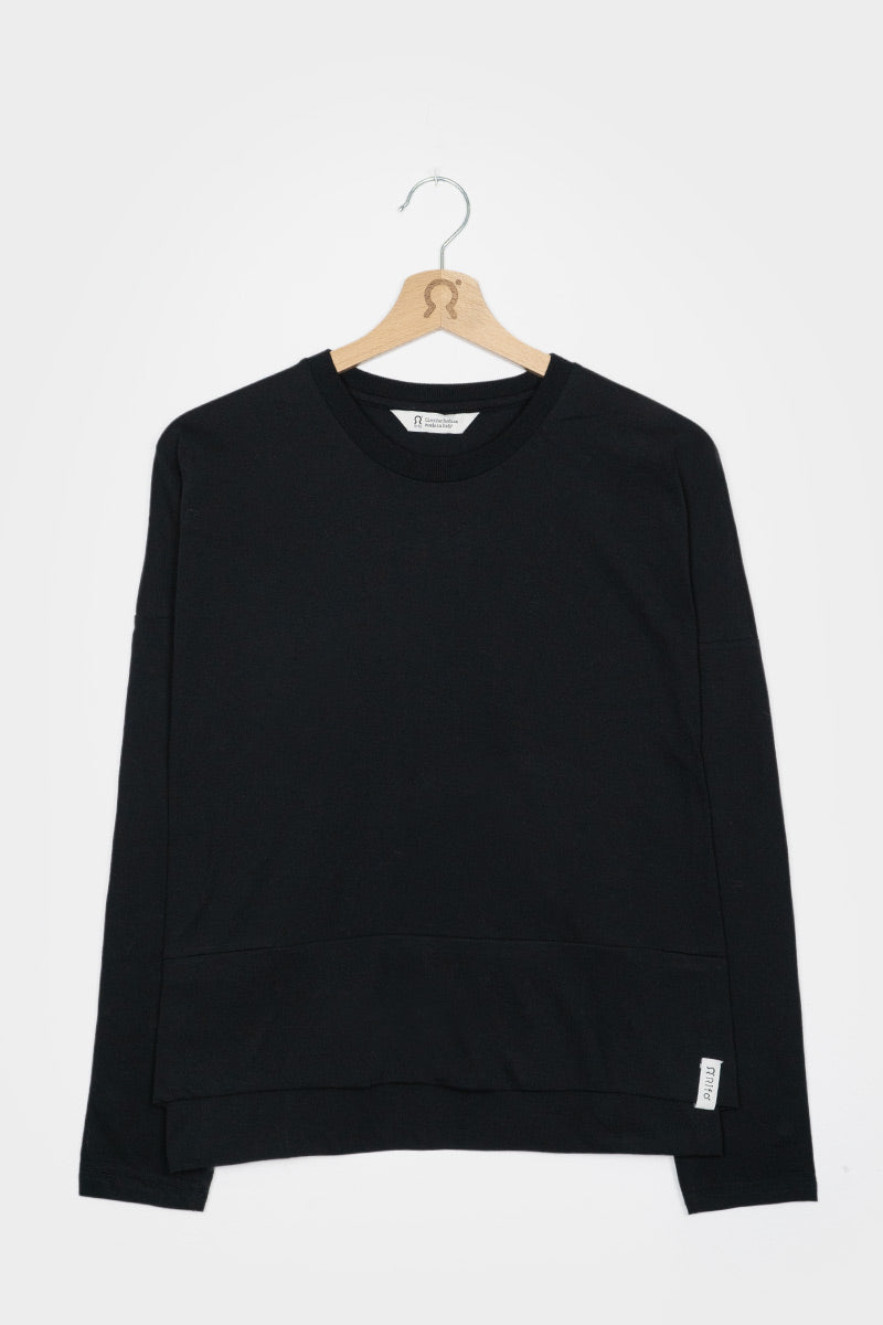 Rifò ZOE Maglia Maniche Lunghe Donna Cotone Rigenerato