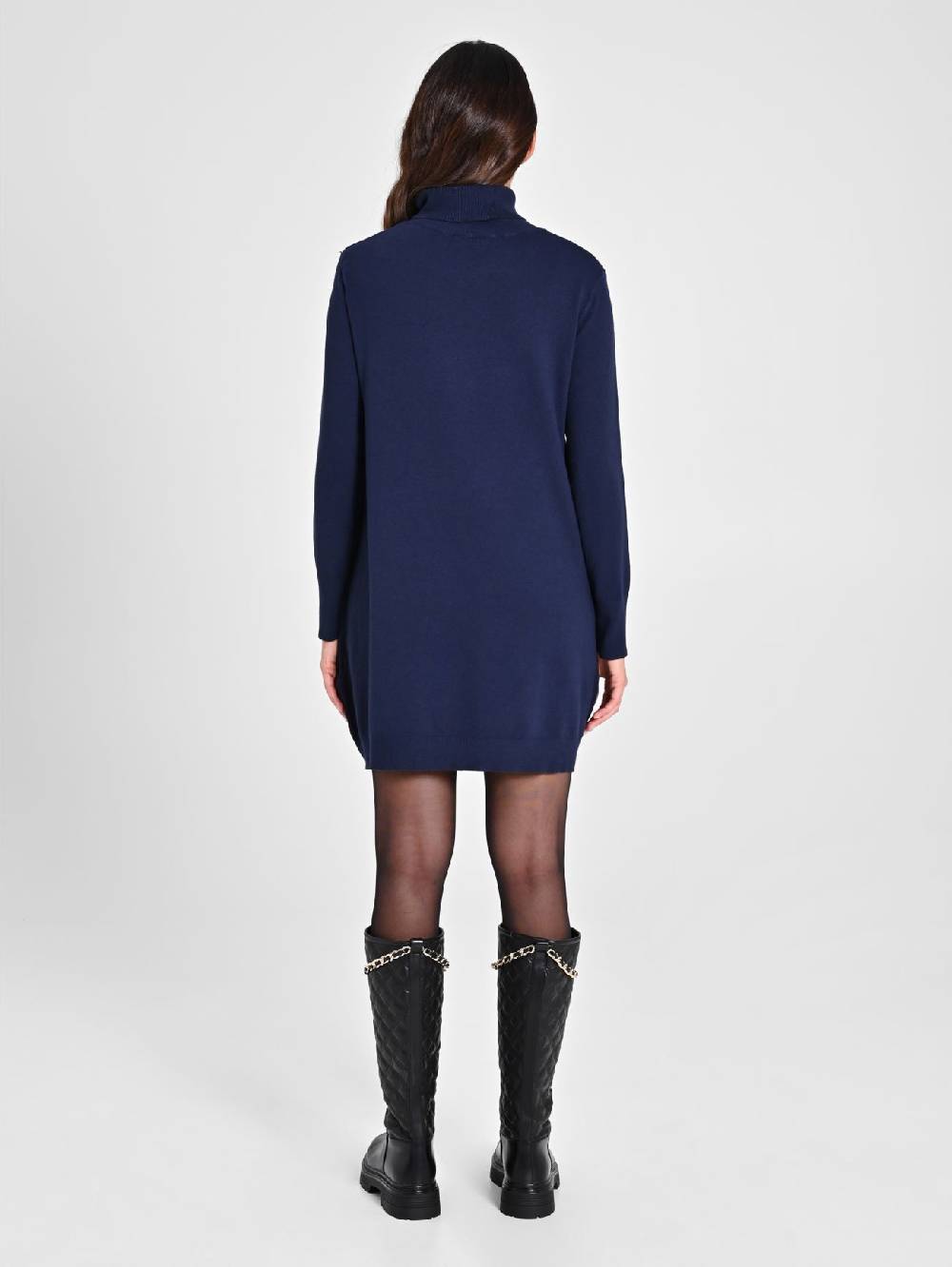 Rinascimento Abito Blu Navy In Maglia Ecotec® Donna