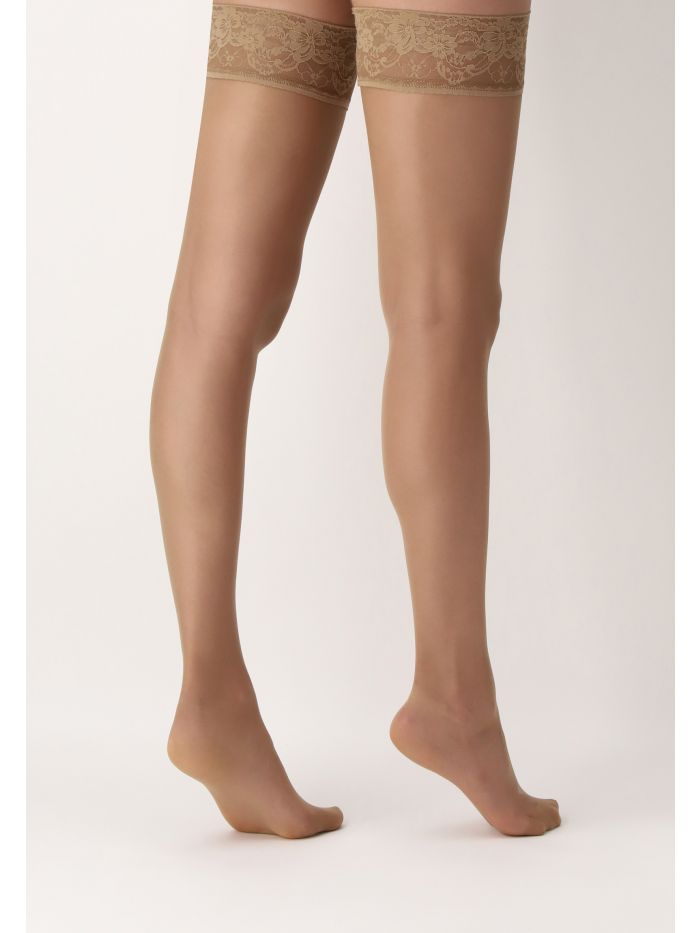 Rinascimento Autoreggente Velata Soiree 15 Denari Oroblù Per Rinascimento