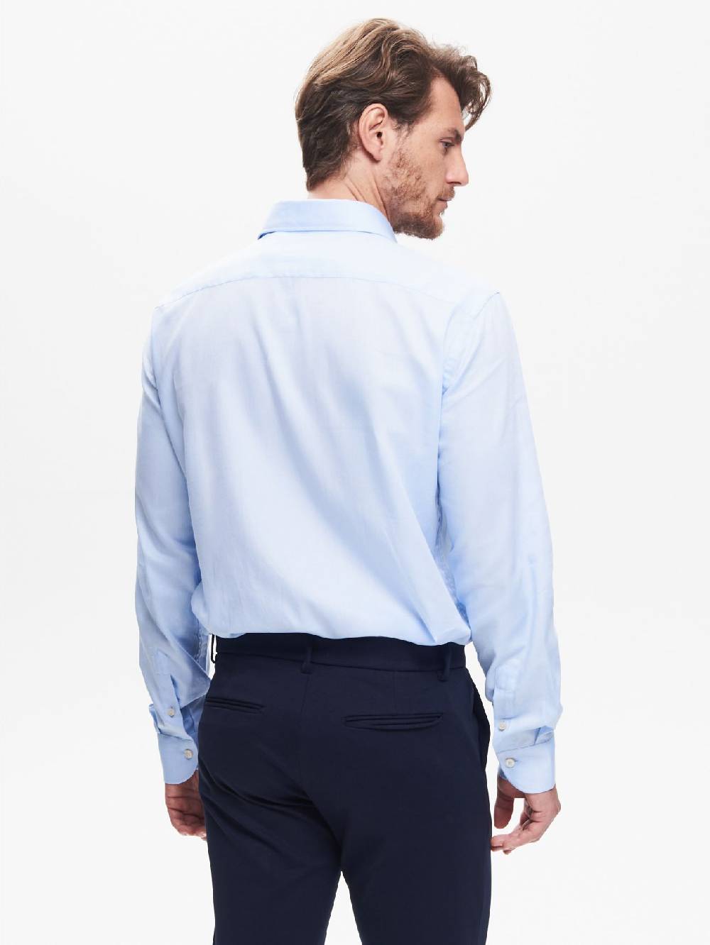 Rinascimento Camicia Classica Uomo Collo Alla Francese QB24