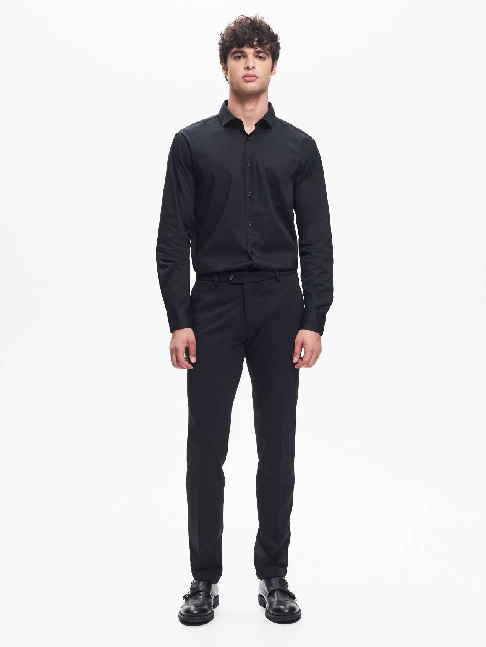 Rinascimento Camicia Popeline Uomo Collo Alla Francese QB24