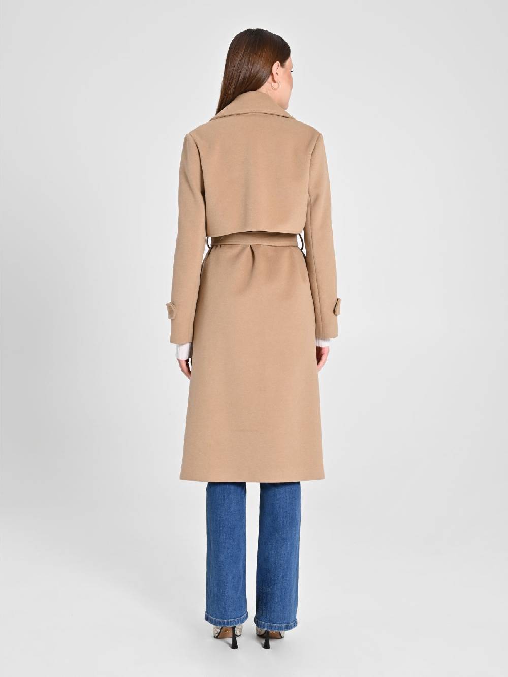 Rinascimento Cappotto Trasformabile Tre-In-Uno Color Cammello