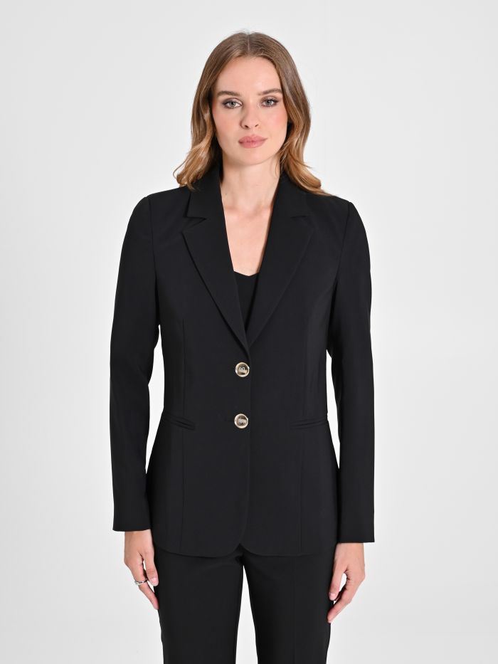 Rinascimento Giacca A Due Bottoni In Tessuto Tecnico Donna