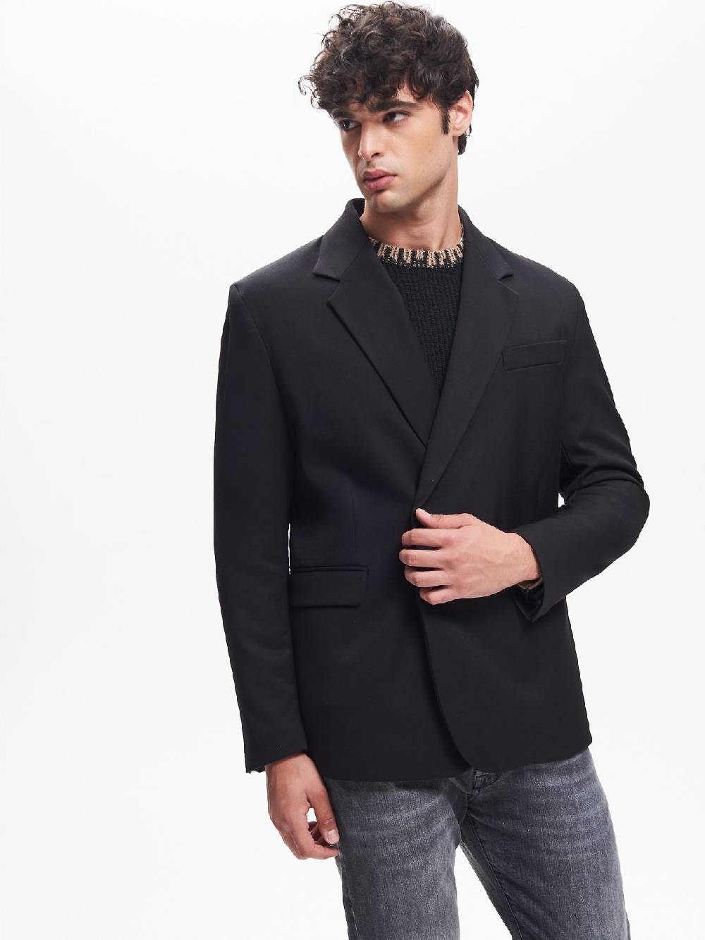 Rinascimento Giacca Doppiopetto Uomo Allacciatura Nascosta QB24