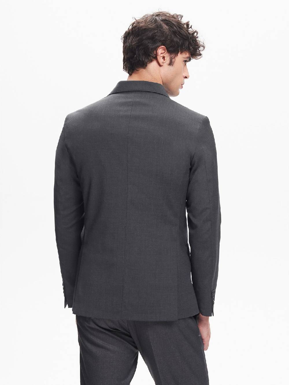 Rinascimento Giacca Doppiopetto Uomo Poliviscosa Antracite QB24