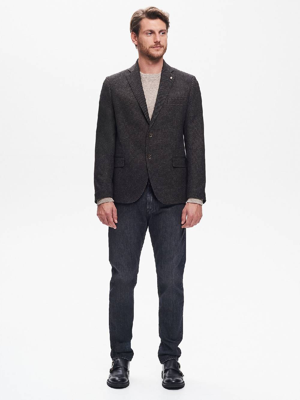 Rinascimento Giacca Due Bottoni Uomo Fantasia Diagonale QB24