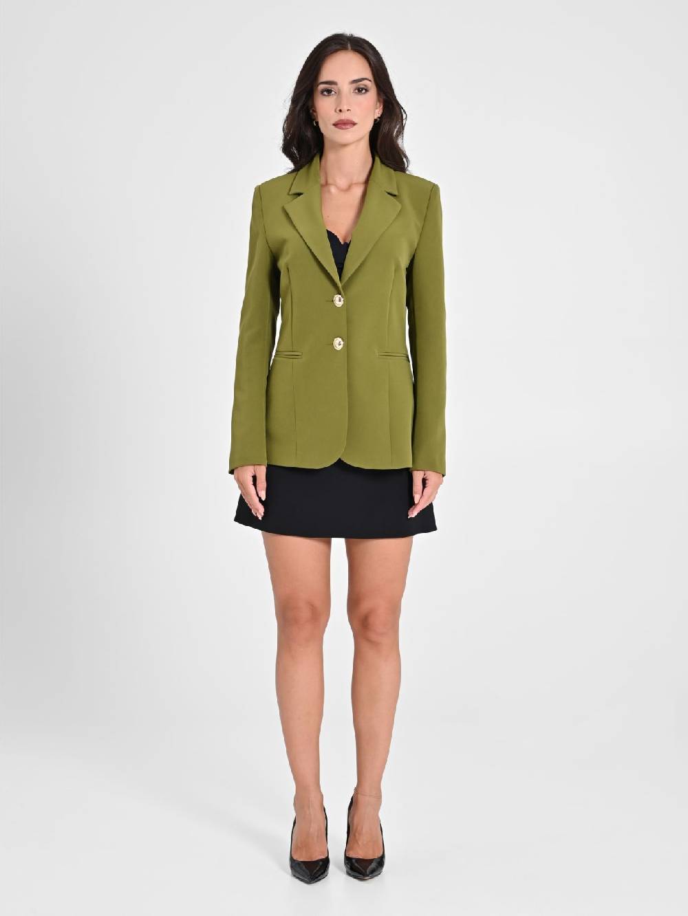 Rinascimento Giacca In Tessuto Tecnico Verde Muschio