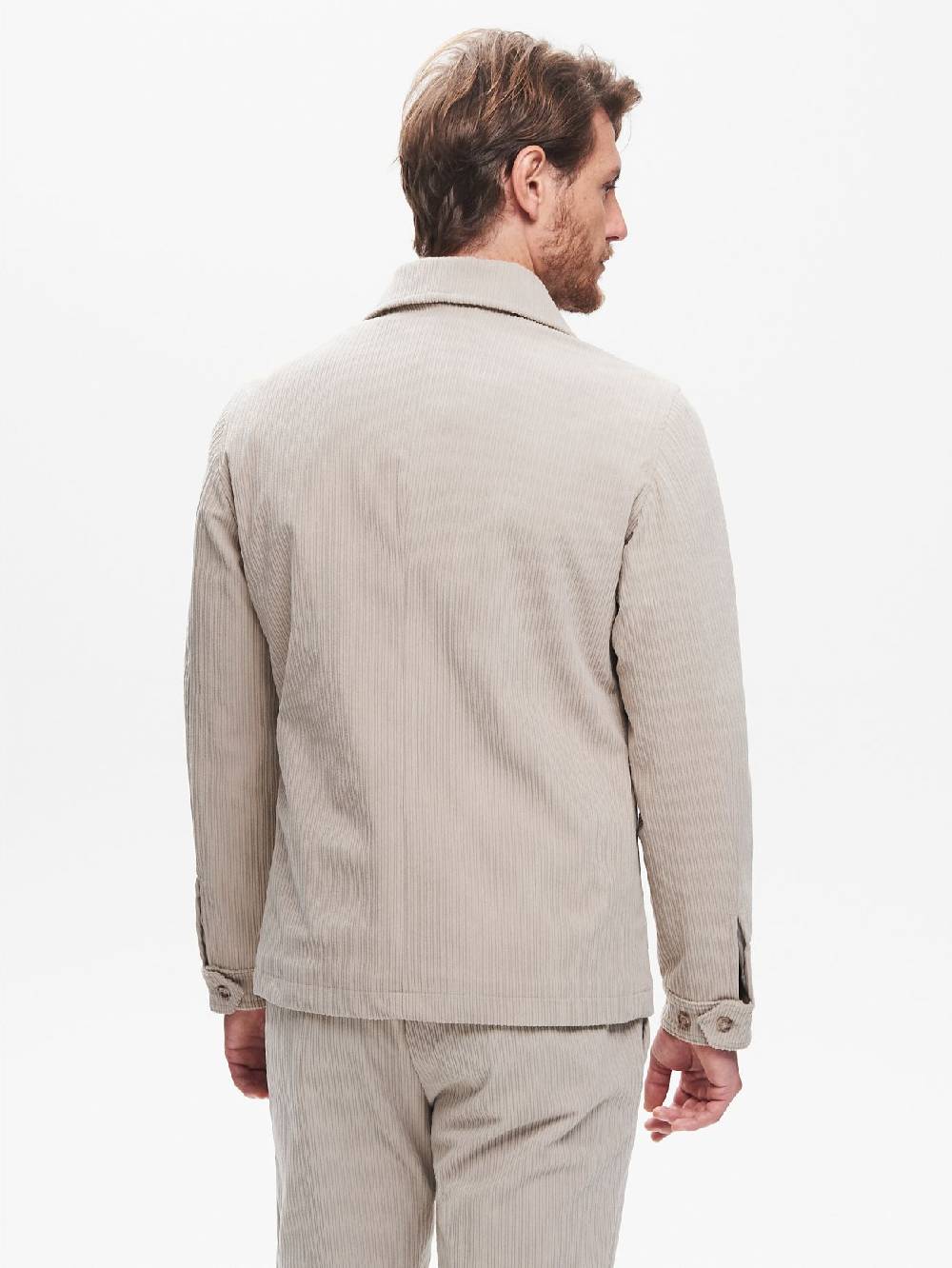 Rinascimento Giacca In Velluto Uomo Costa Francese QB24