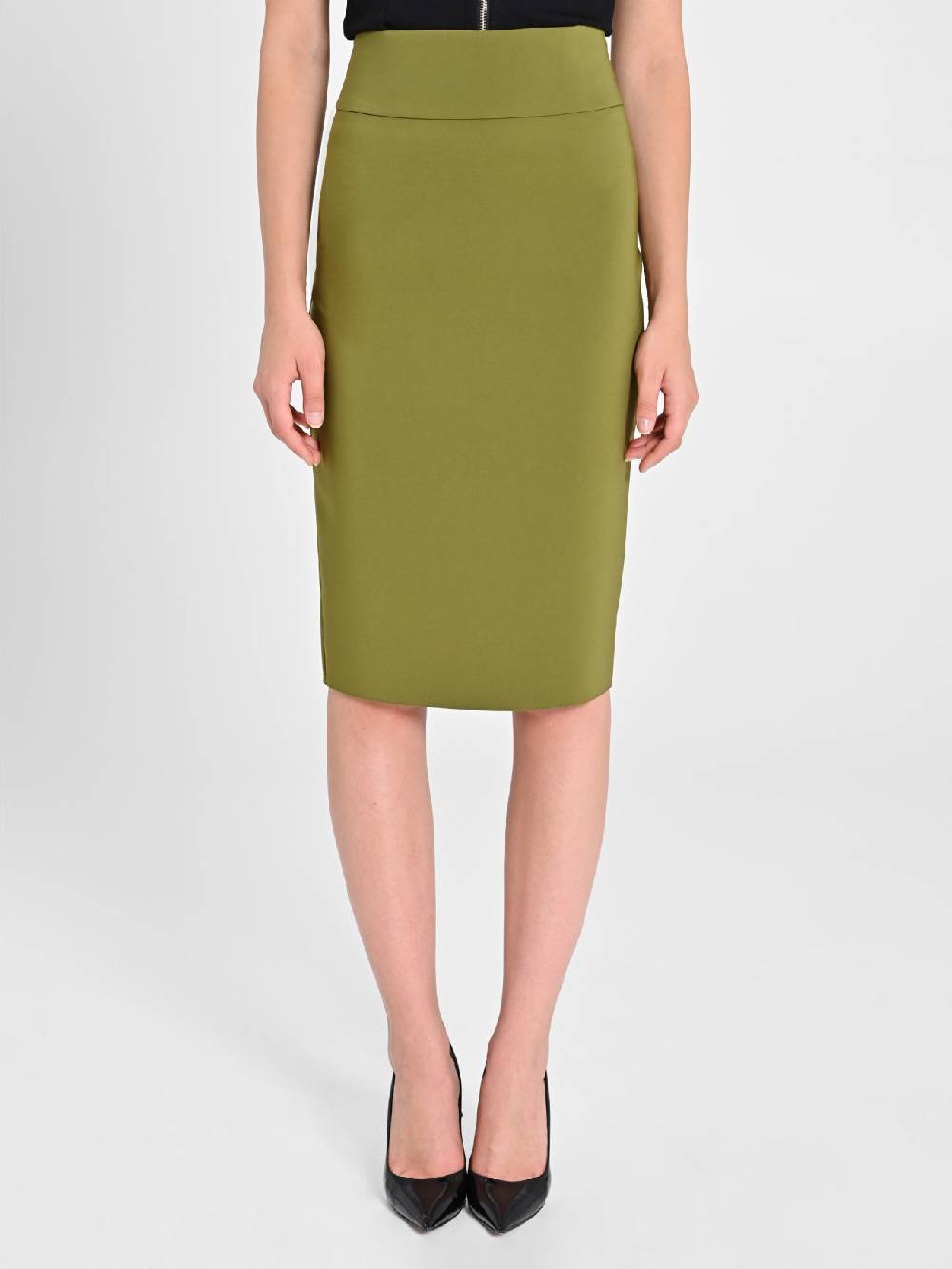 Rinascimento Gonna In Tessuto Tecnico Verde Muschio