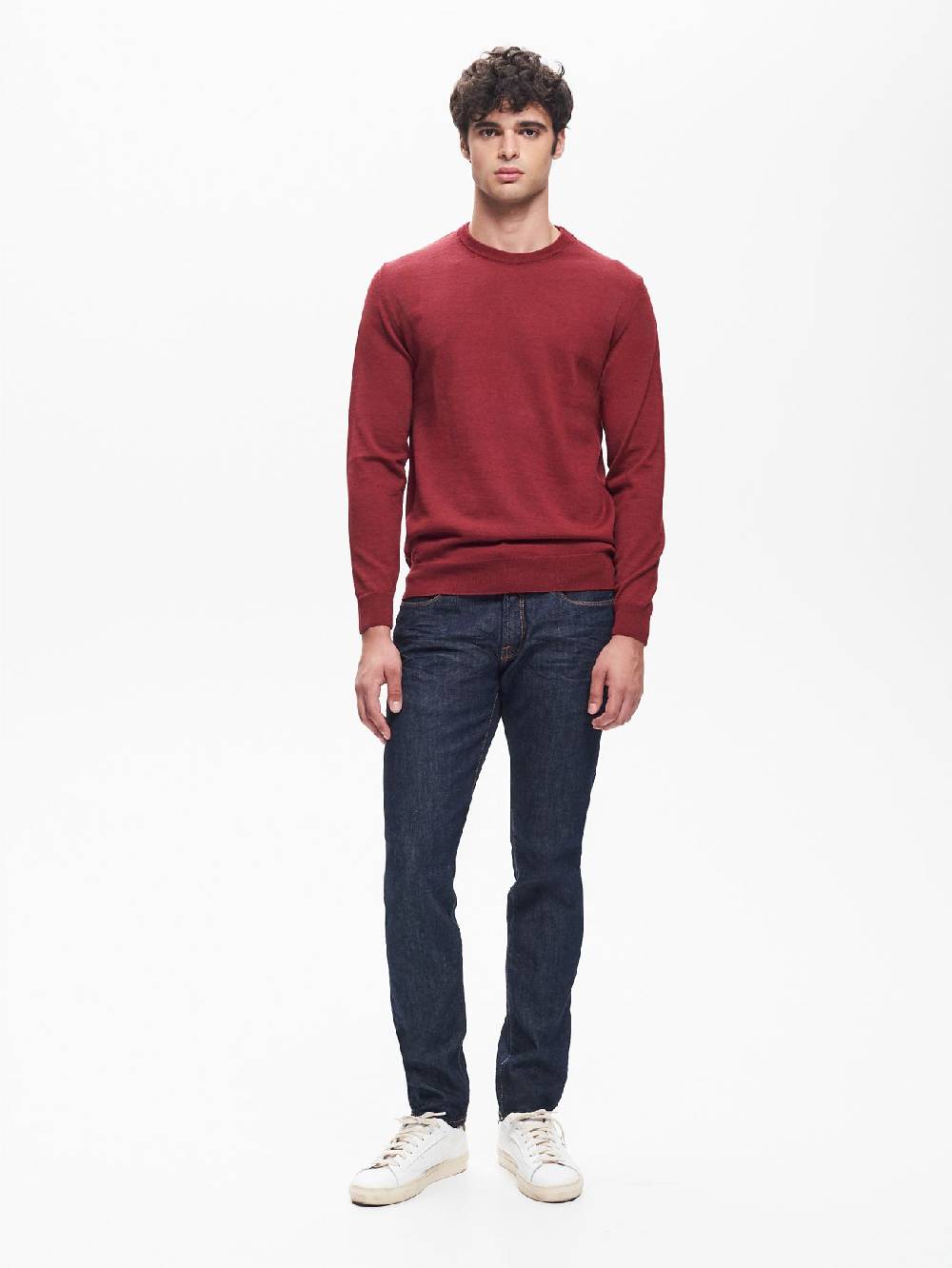 Rinascimento Maglia Girocollo Uomo Basic Rosso QB24