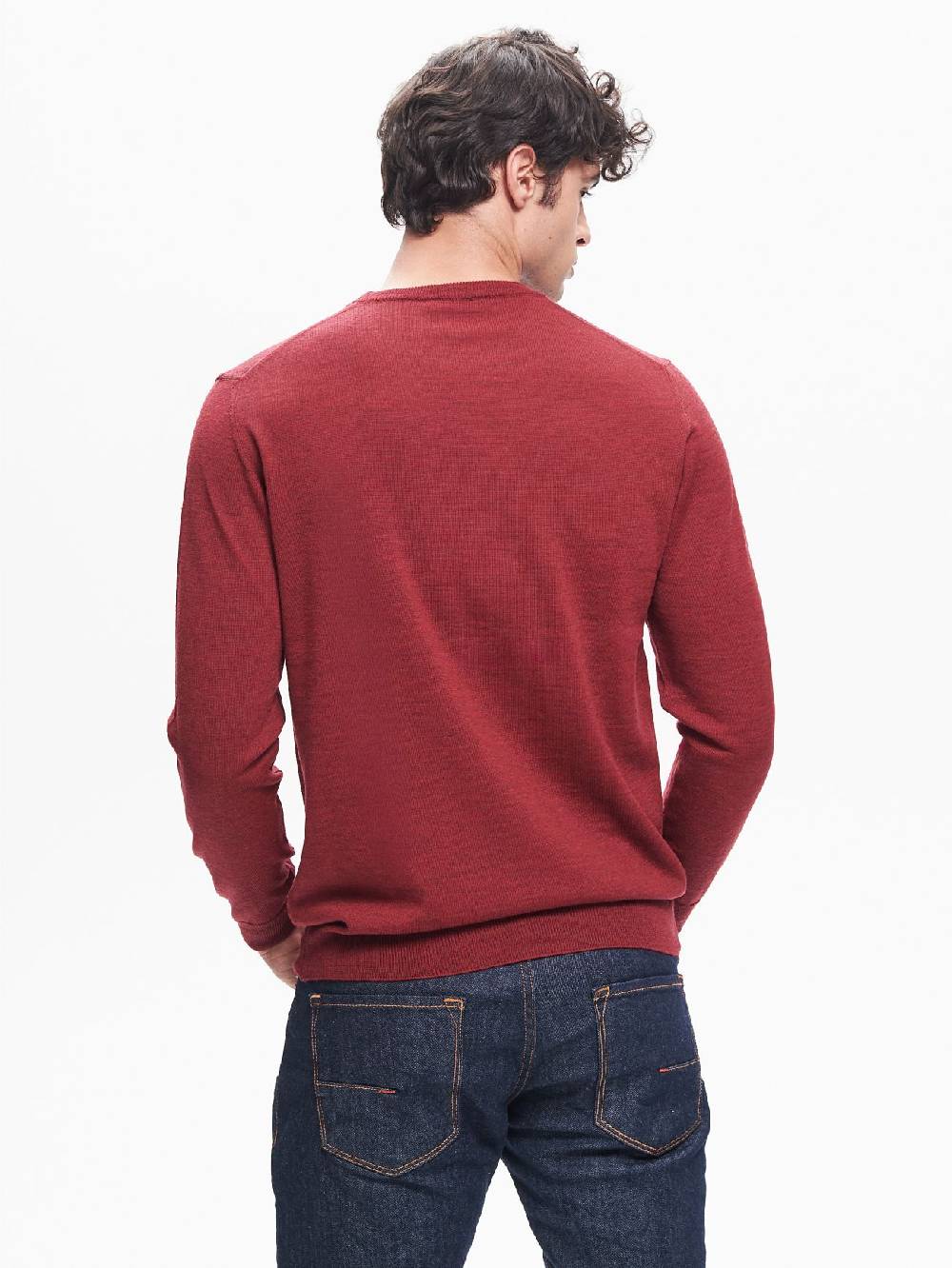 Rinascimento Maglia Girocollo Uomo Basic Rosso QB24