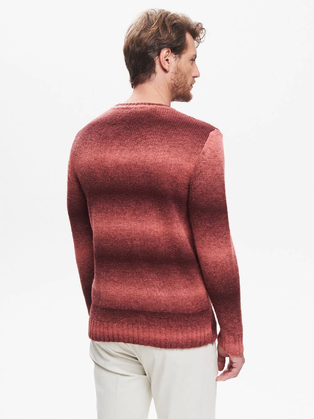 Rinascimento Maglia Girocollo Uomo Effetto Degradè QB24