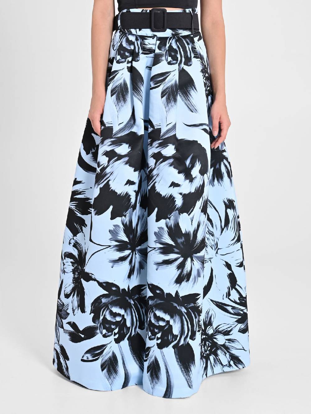 Rinascimento Maxi Gonna In Duchesse Stampa Floreale