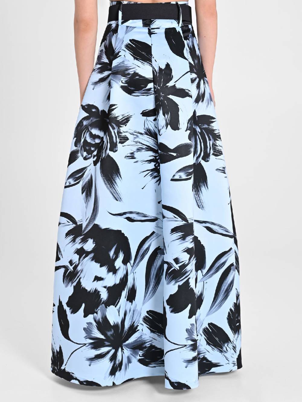 Rinascimento Maxi Gonna In Duchesse Stampa Floreale