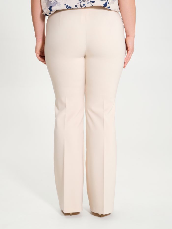 Rinascimento Pantaloni Curvy A Palazzo In Tessuto Tecnico