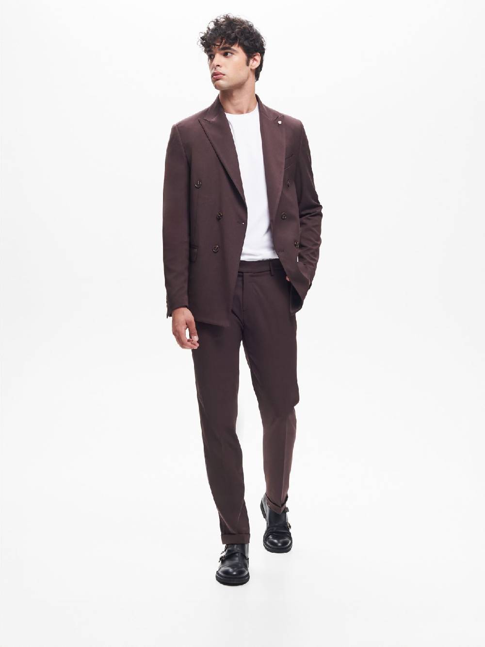 Rinascimento Pantaloni da abito Uomo Poliviscosa Moro QB24