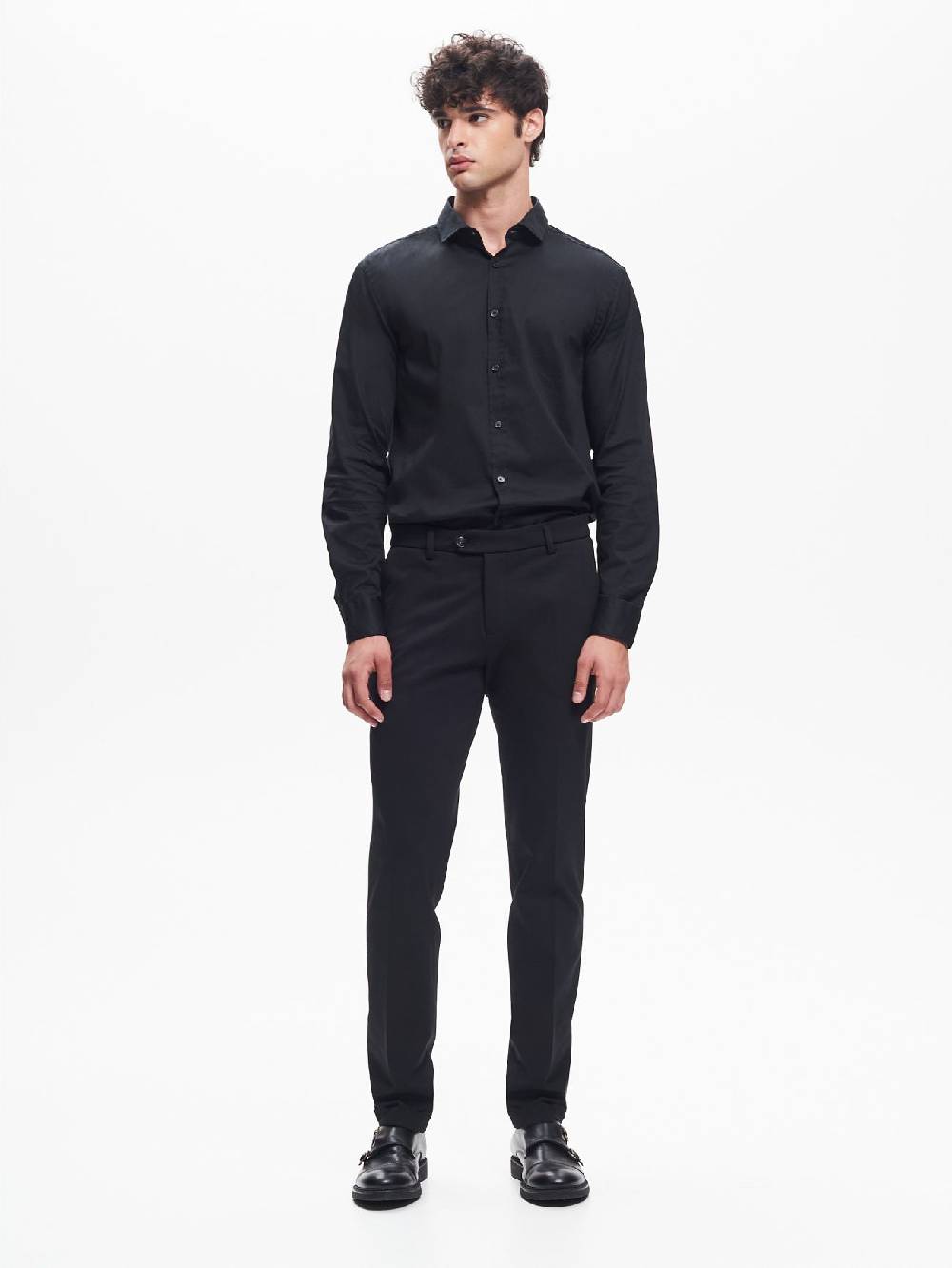 Rinascimento Pantaloni Da Abito Uomo Punto Milano QB24