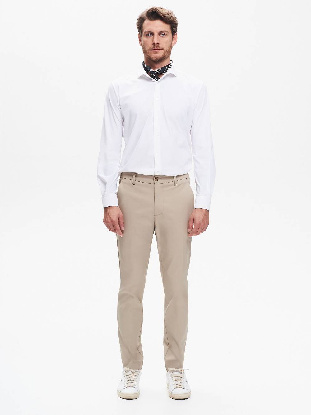 Rinascimento Pantaloni In Tessuto Tecnico Uomo Diagonale QB24