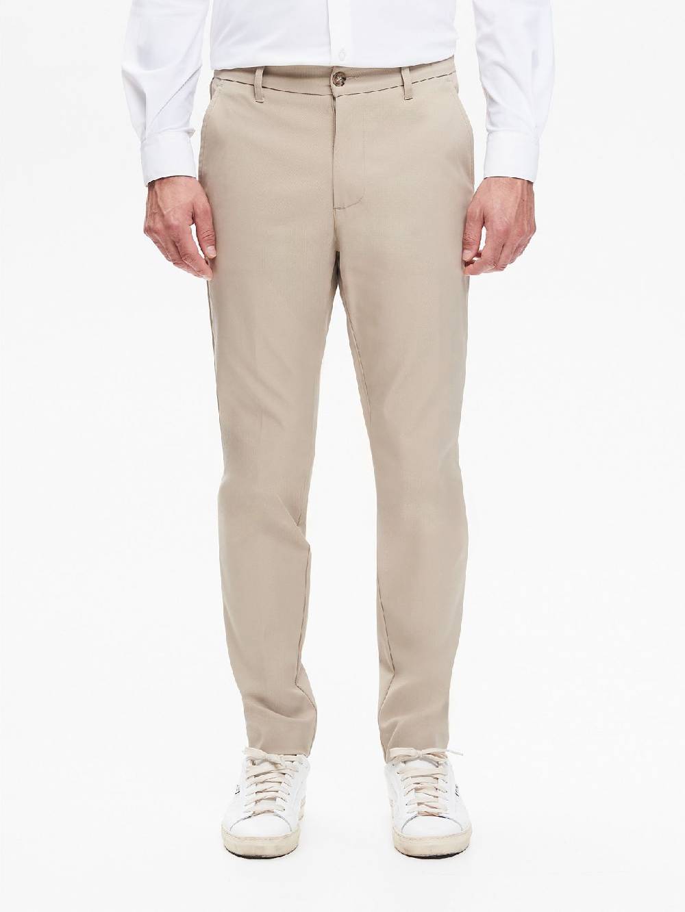 Rinascimento Pantaloni In Tessuto Tecnico Uomo Diagonale QB24