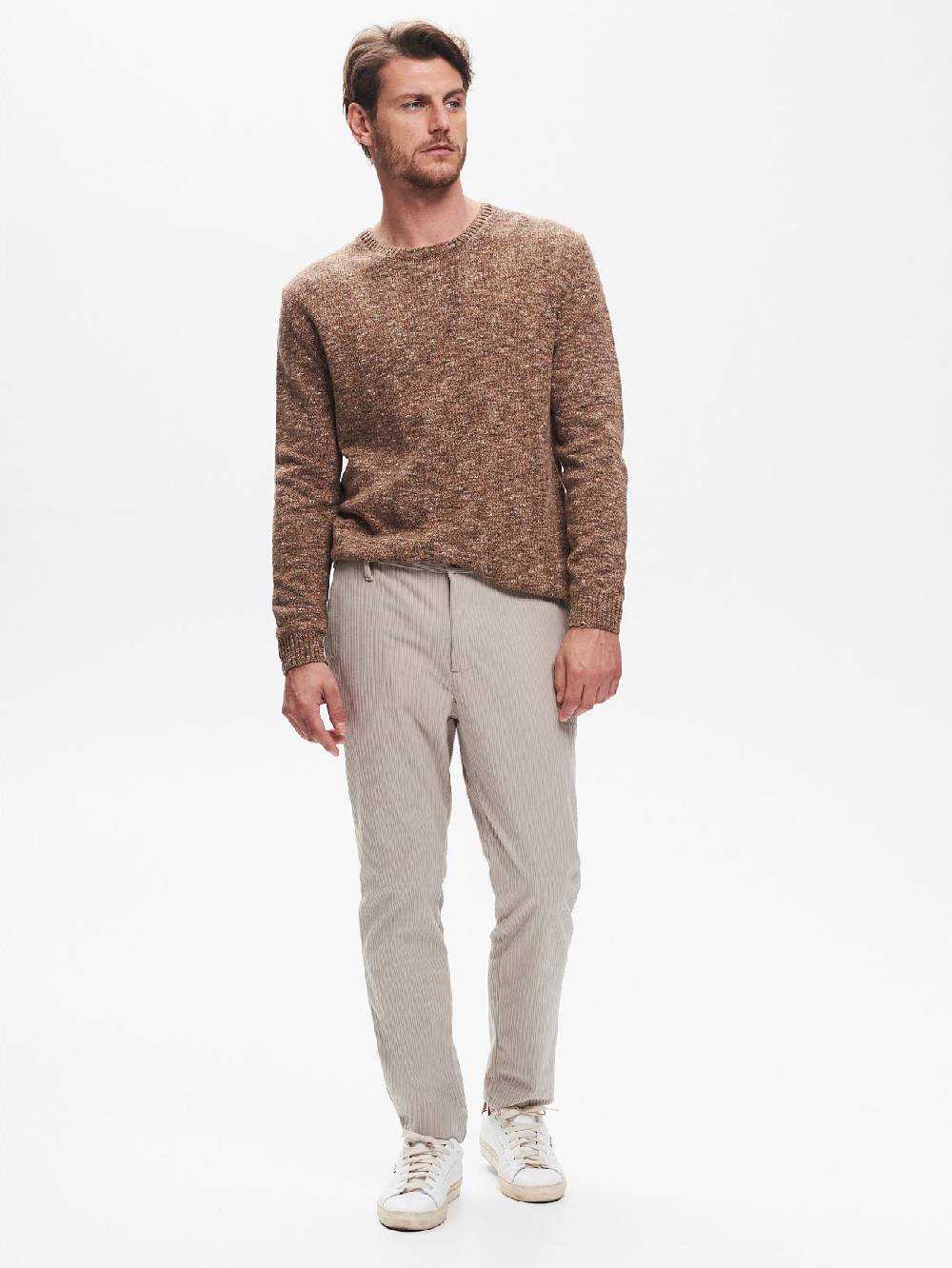 Rinascimento Pantaloni In Velluto Uomo Costa Francese QB24