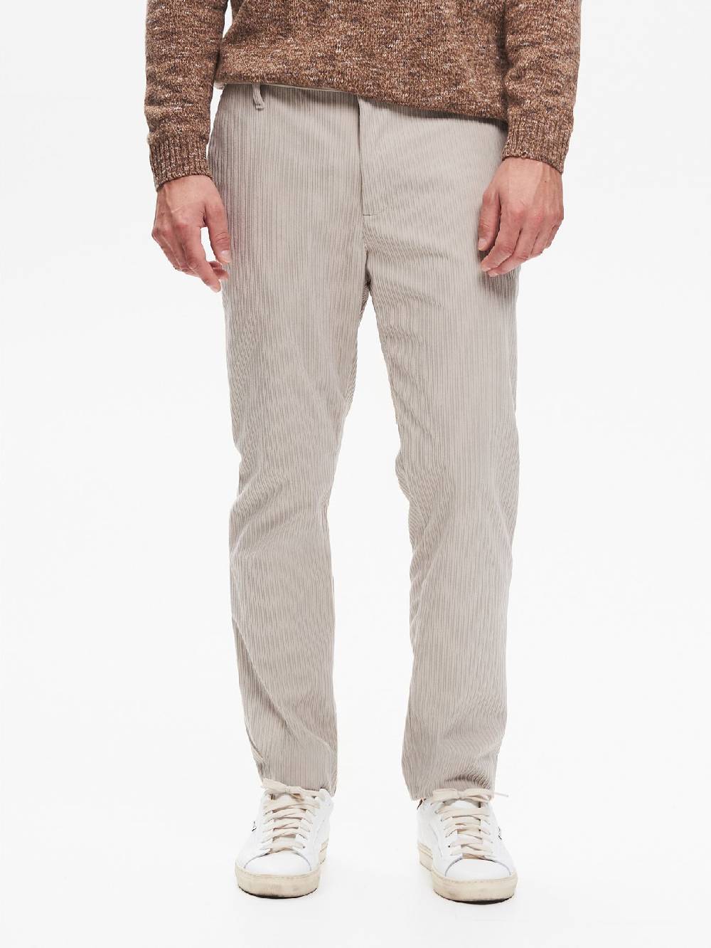 Rinascimento Pantaloni In Velluto Uomo Costa Francese QB24