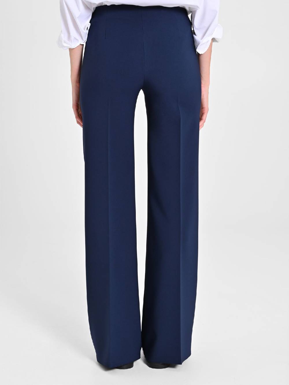 Rinascimento Pantaloni Palazzo In Tessuto Tecnico Blu