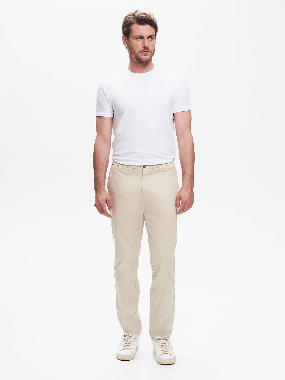 Rinascimento Pantaloni Regular-Fit Uomo In Gabardina QB24