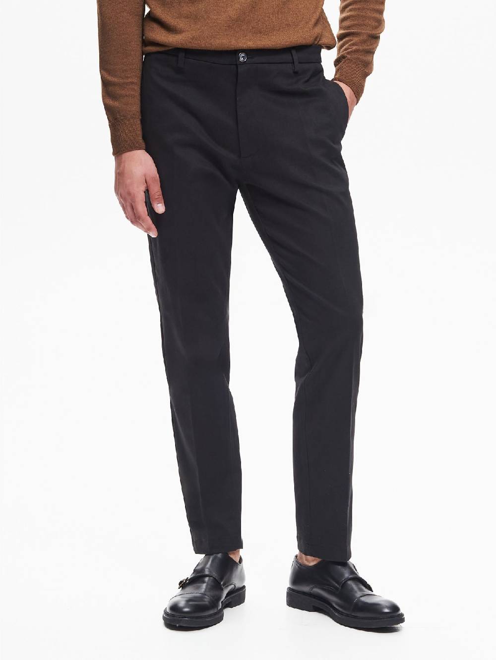 Rinascimento Pantaloni Regular-Fit Uomo In Gabardina QB24
