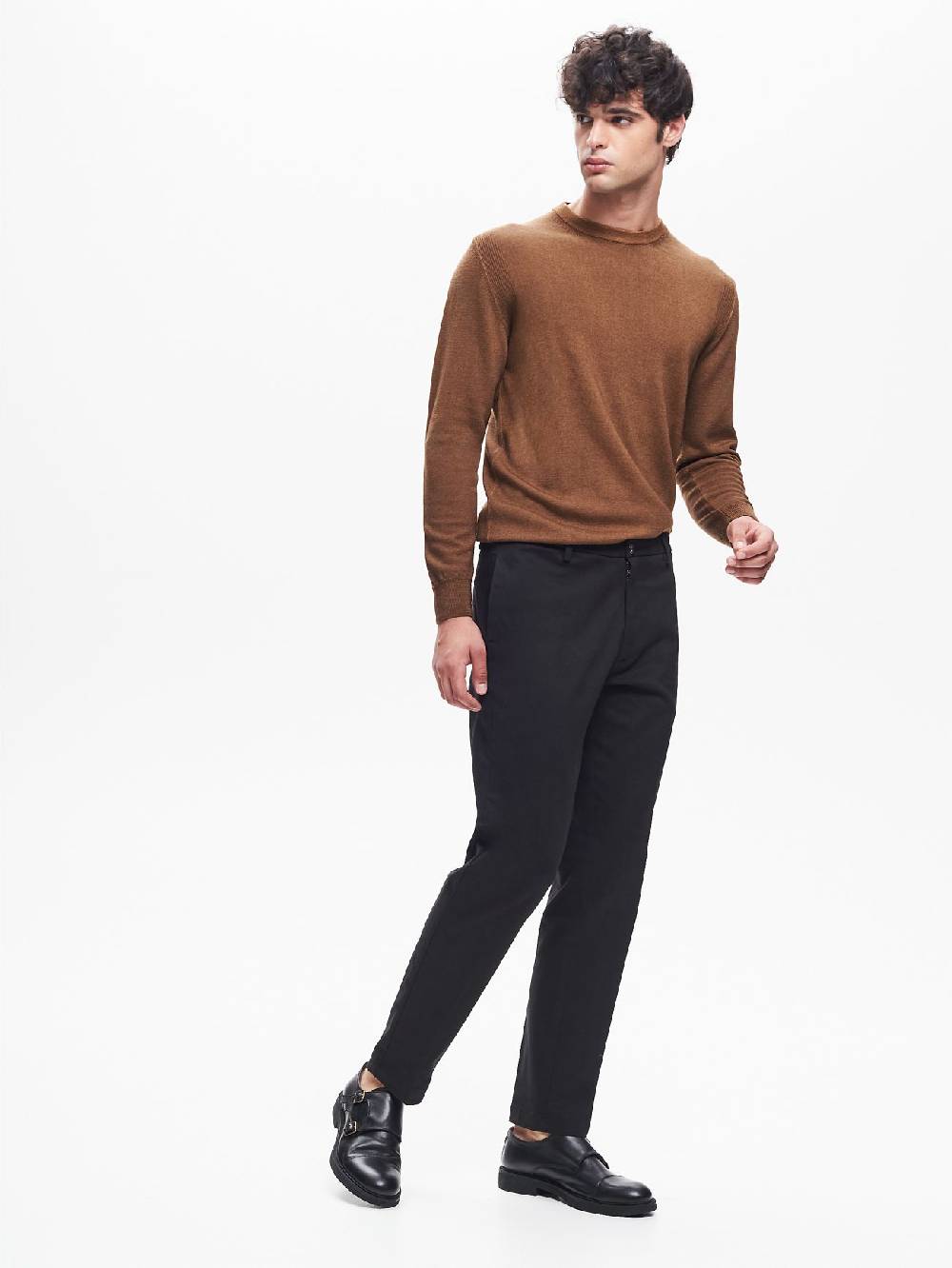 Rinascimento Pantaloni Regular-Fit Uomo in Gabardina QB24