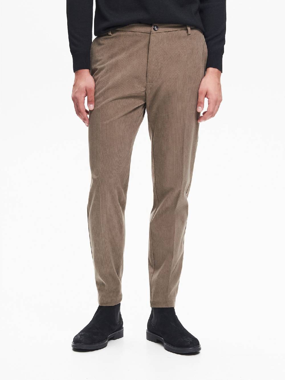 Rinascimento Pantaloni Regular-Fit Uomo Velluto QB24