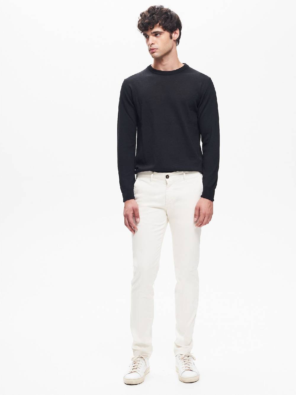 Rinascimento Pantaloni Uomo Chinos Basic Avorio QB24