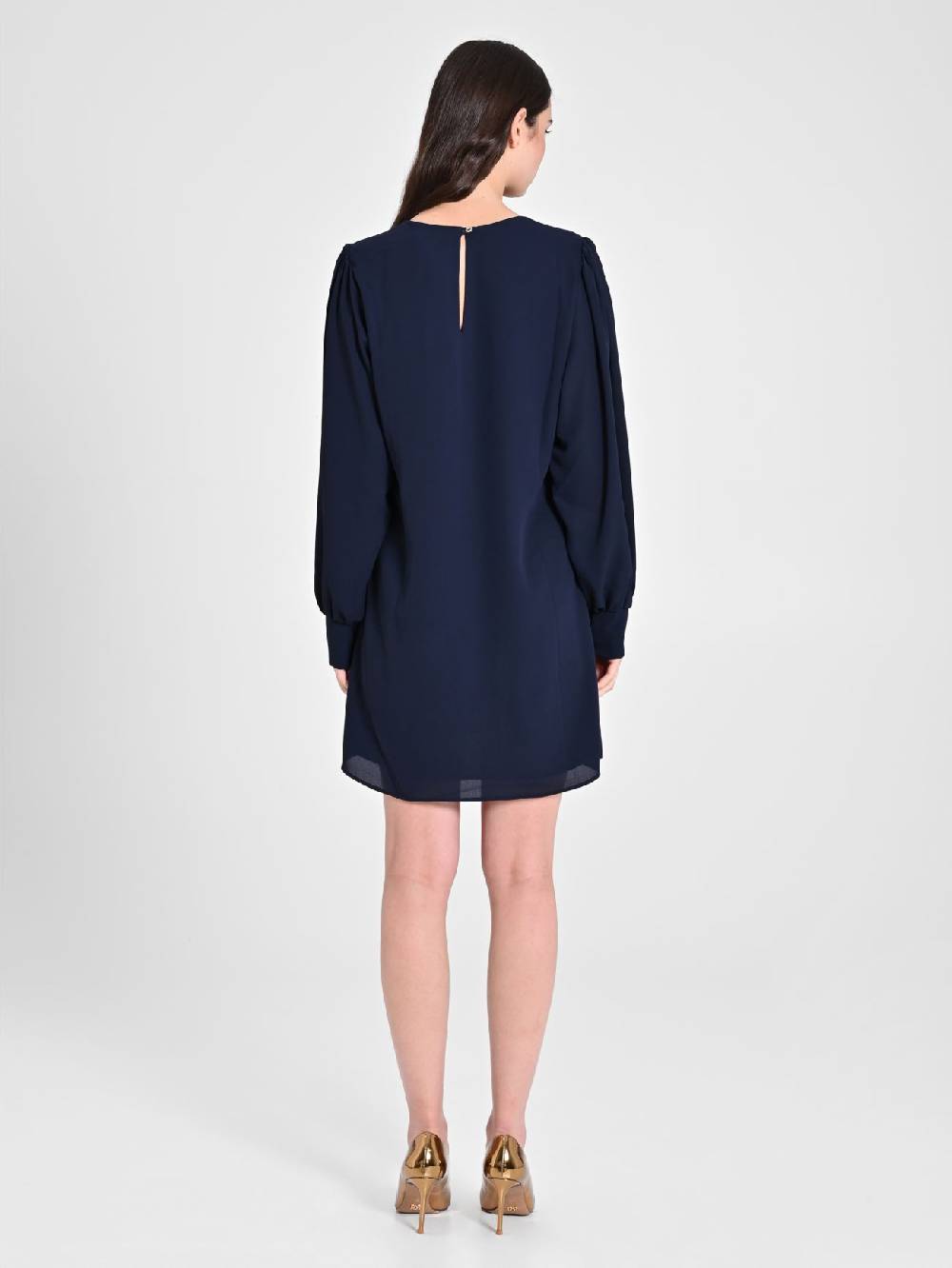 Rinascimento Abito "A Line" Blu