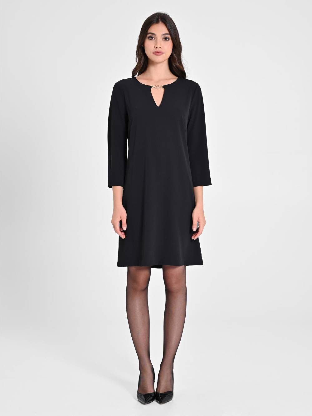 Rinascimento Abito "A Line" Nero