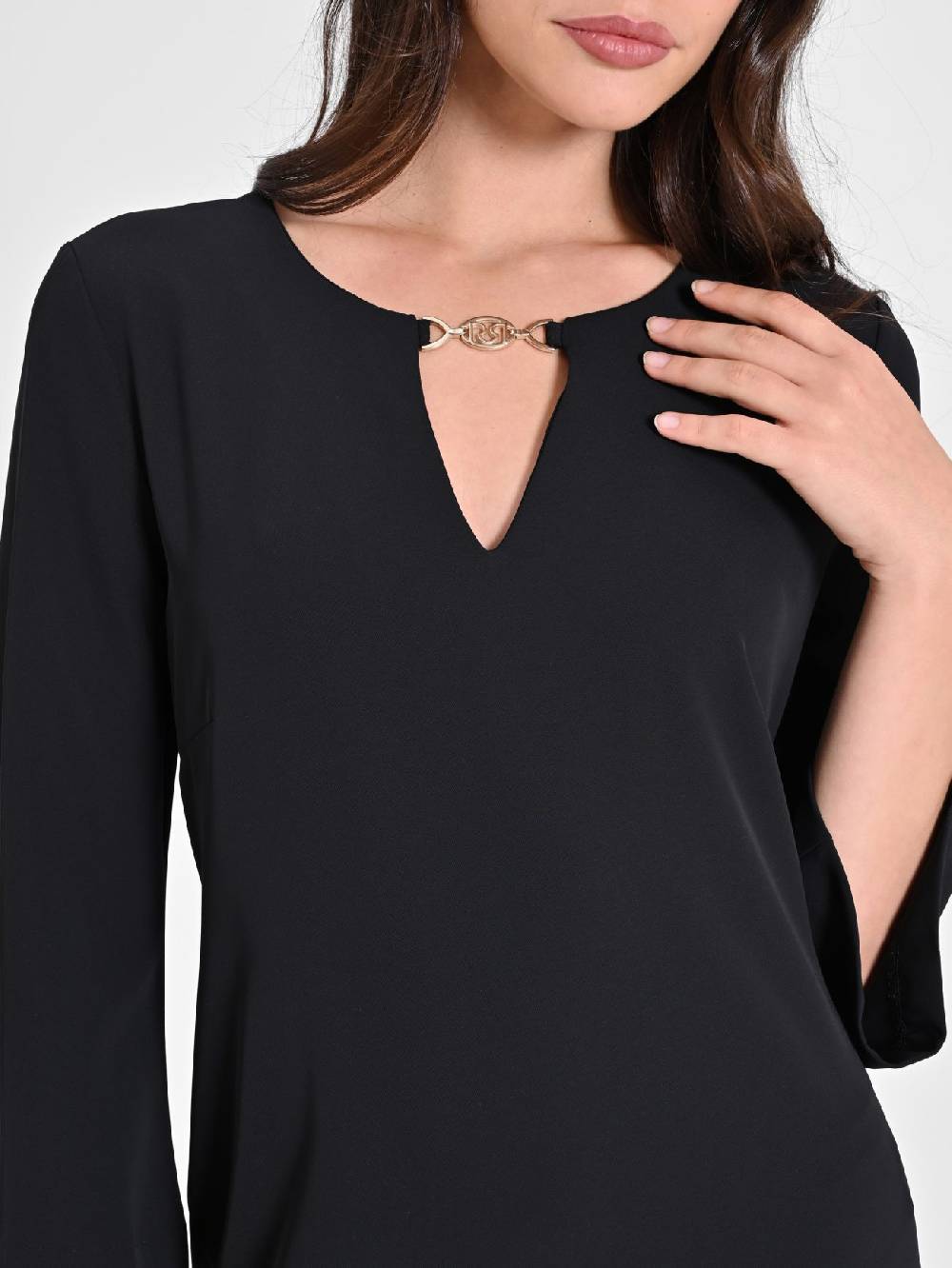 Rinascimento Abito "A Line" Nero