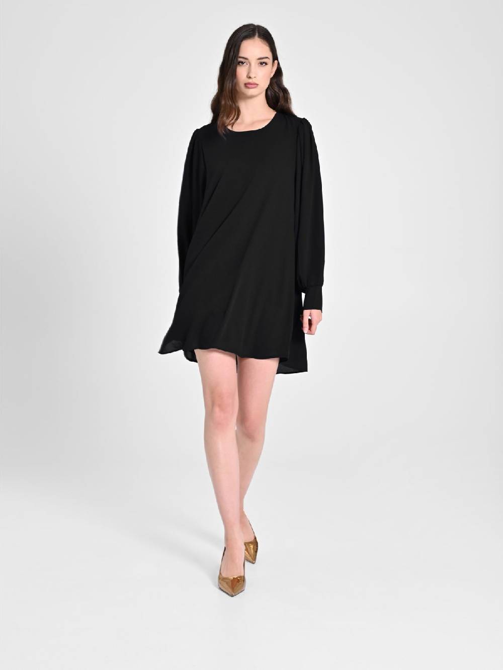 Rinascimento Abito "A Line" Nero