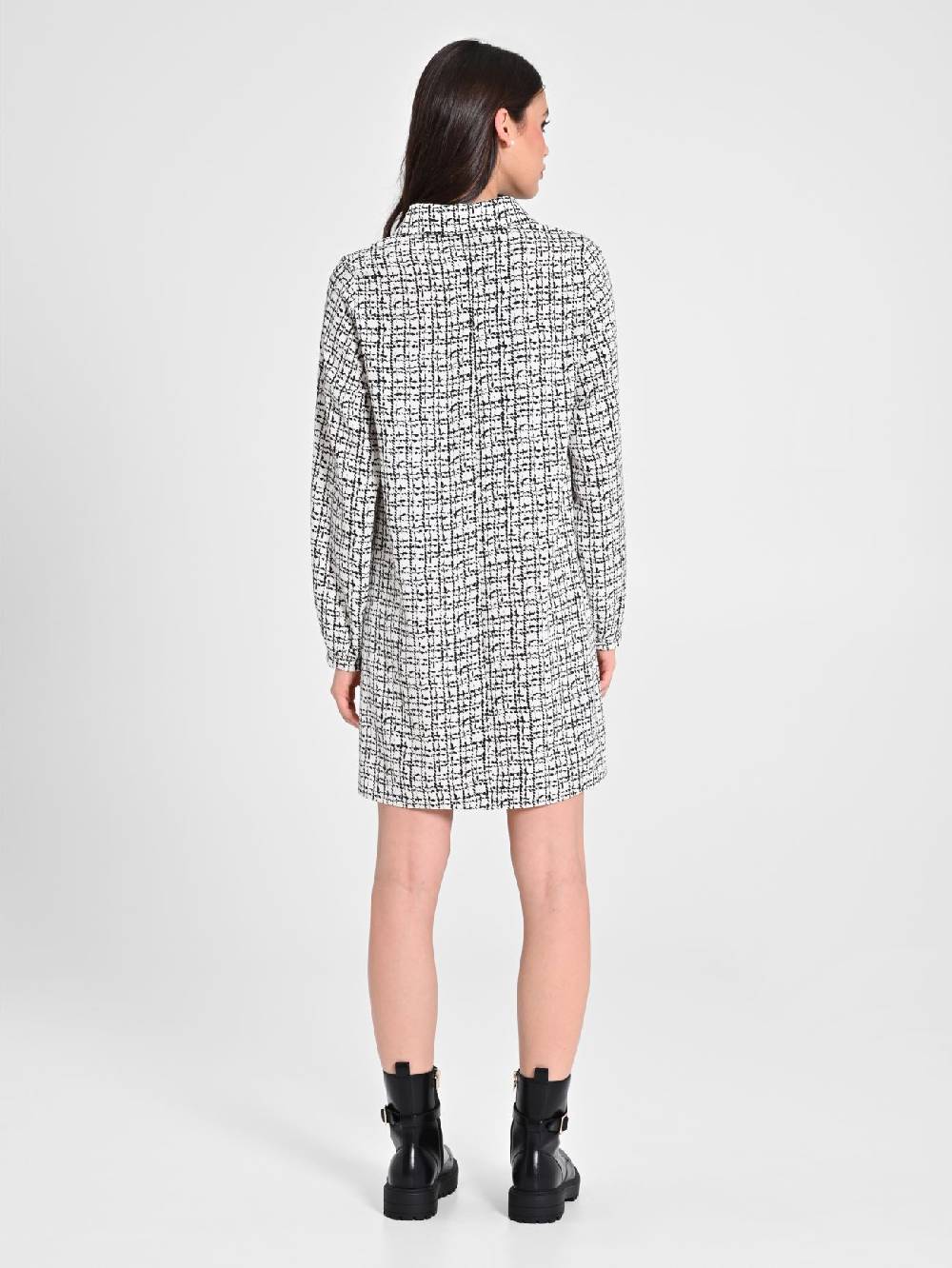 Rinascimento Abito "A Line" Stampa Geometrica