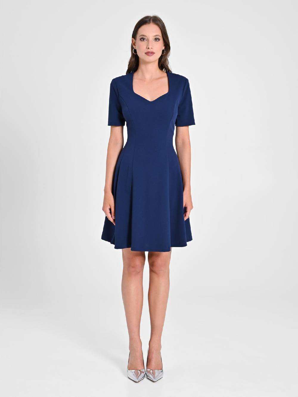 Rinascimento Abito A Ruota Blu