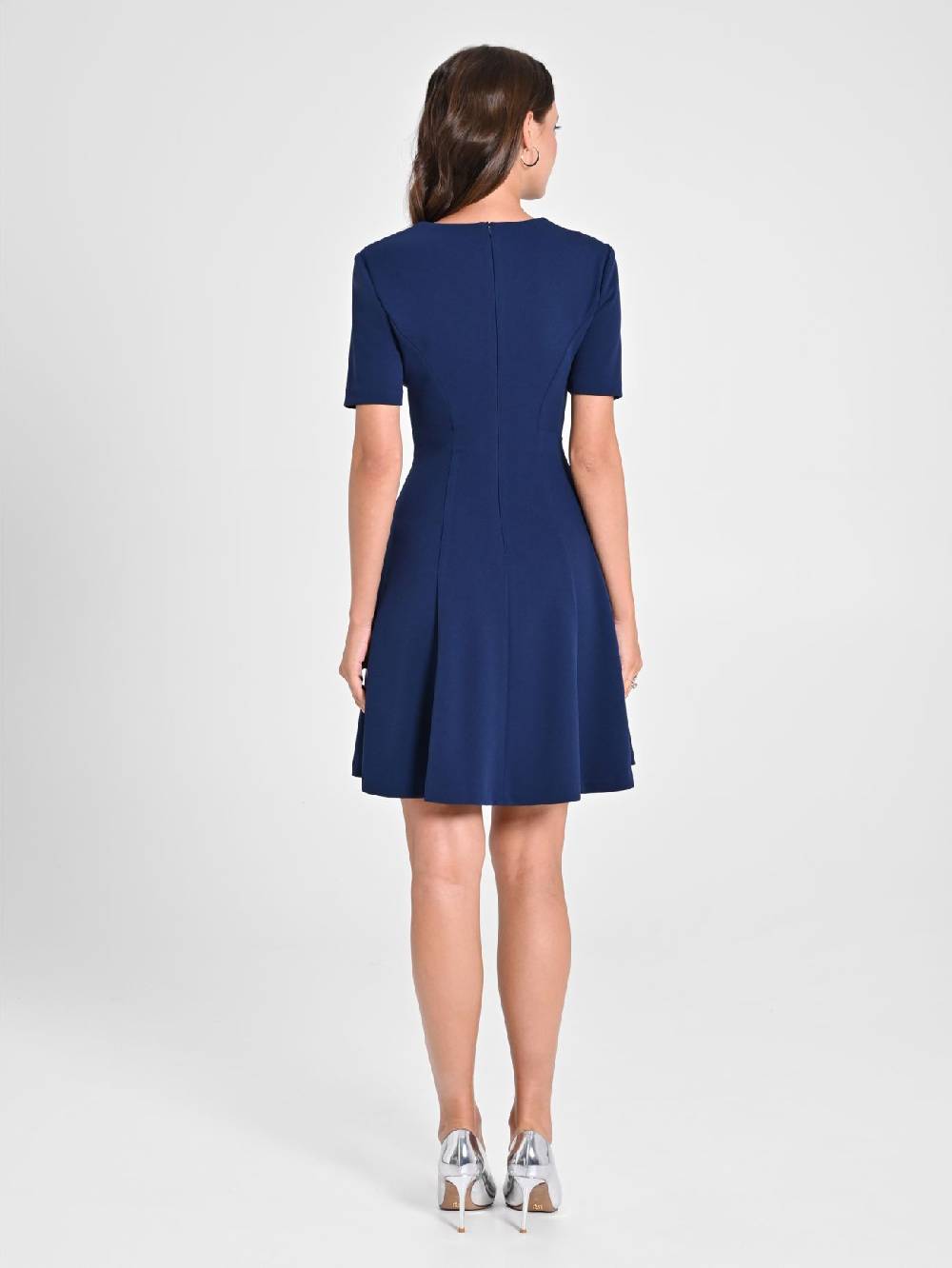 Rinascimento Abito A Ruota Blu