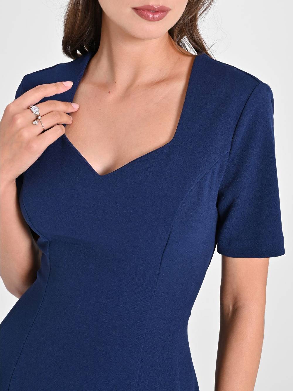 Rinascimento Abito A Ruota Blu