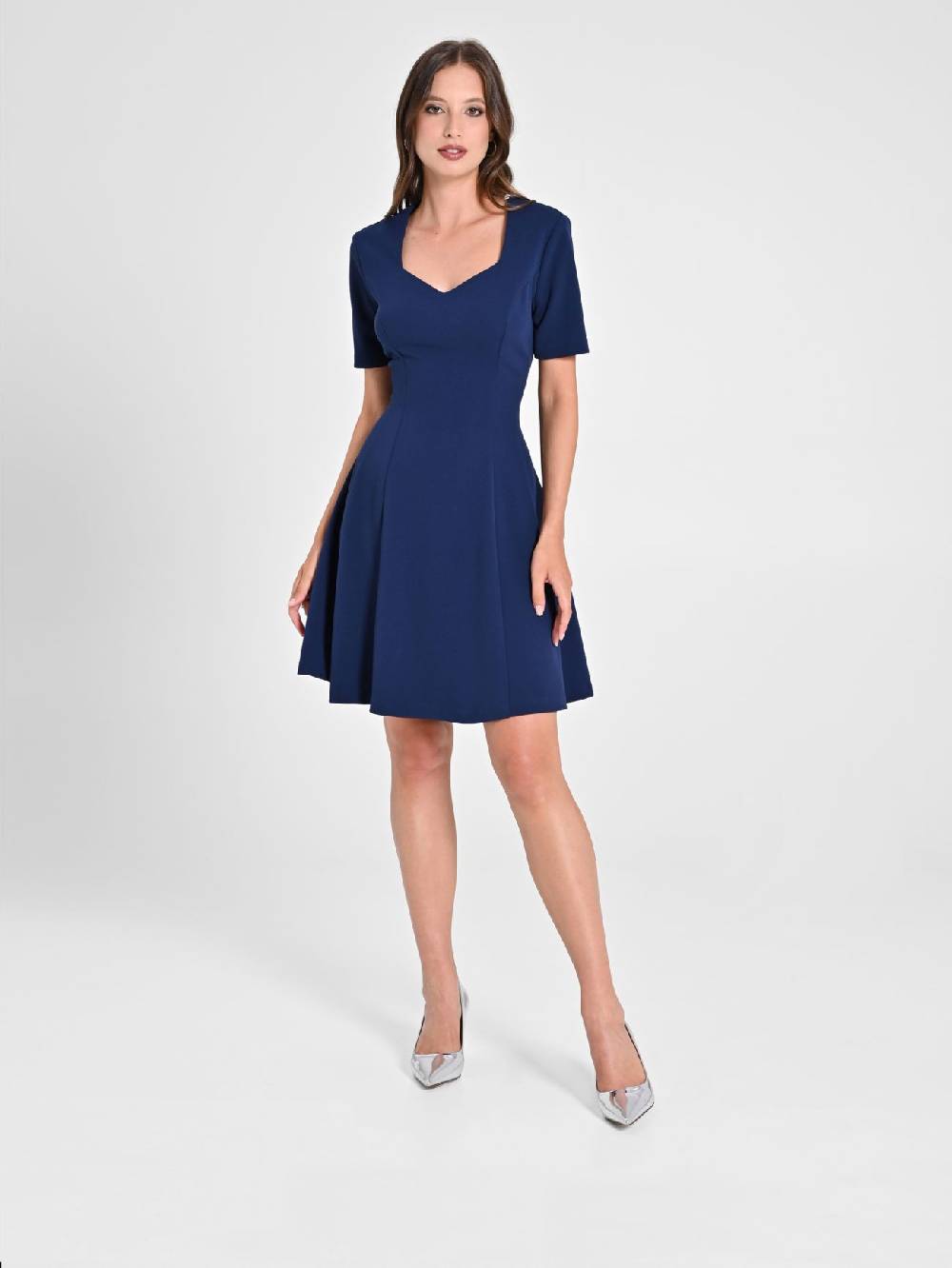 Rinascimento Abito a Ruota Blu