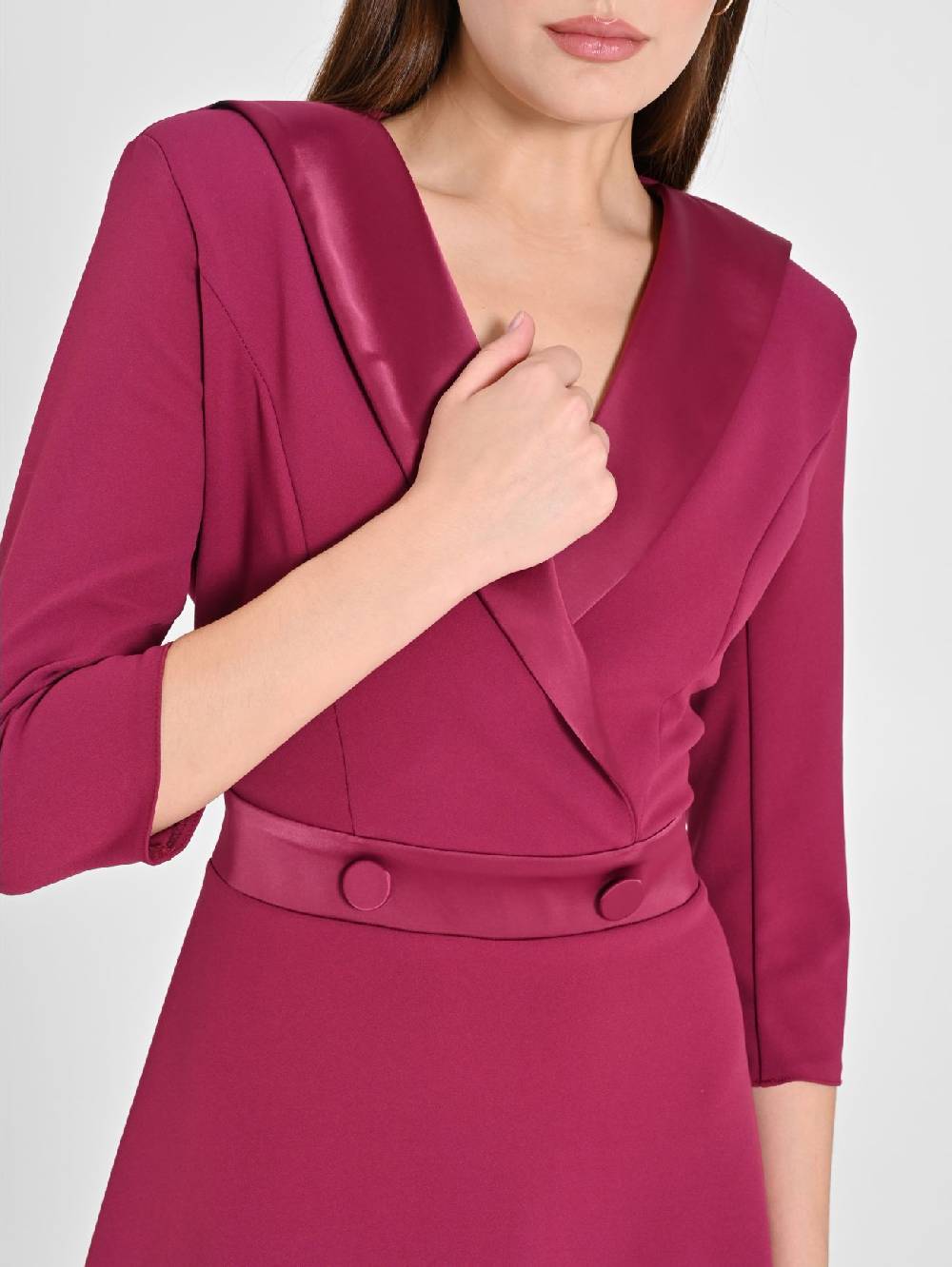 Rinascimento Abito A Ruota Bordeaux